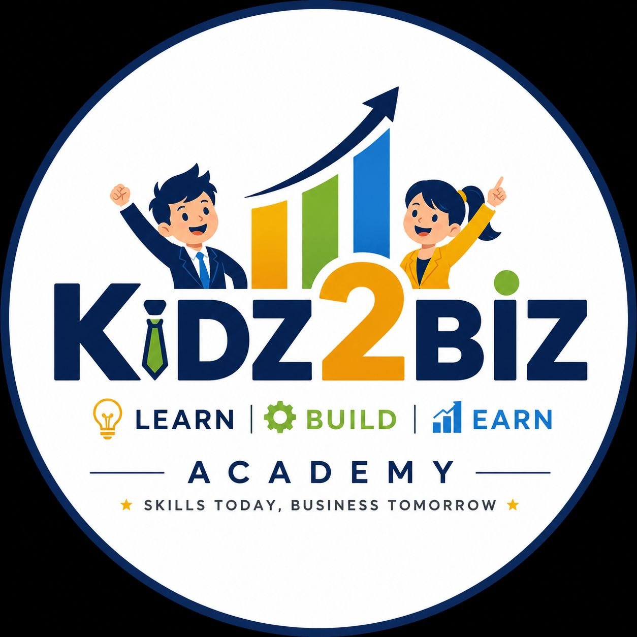 Kidz 2 Biz Academy Logo